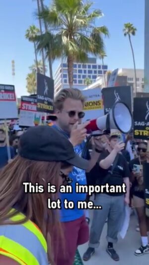 Adam Conover Instagram - ALL OF US are going to make history, and we're gonna do it this very year. Join us on the picket line, donate to the strike fund, support your fellow workers!