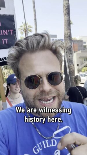 Adam Conover Instagram - We've won before, and we'll win again. Union solidarity FOREVER