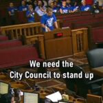 Adam Conover Instagram - Spoke before the LA City Council yesterday in support of our union. Proud to say that the council members UNANIMOUSLY voted to stand with writers and demand that the CEOs return to the table and address our issues. Thank you to all the writers who spoke and represented in the Council Chamber, and to our amazing Political Director Rachel Torres for making this happen and getting us this win.
