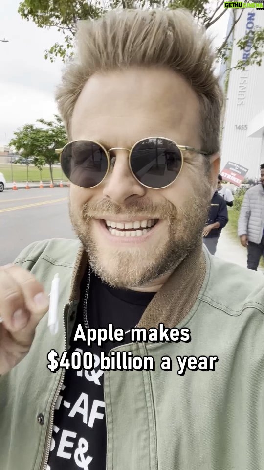 Adam Conover Instagram - Would you pay $3500 for an Apple Vision Pro with nothing to watch? Apple, come back to the table and make a FAIR DEAL #WGAStrong
