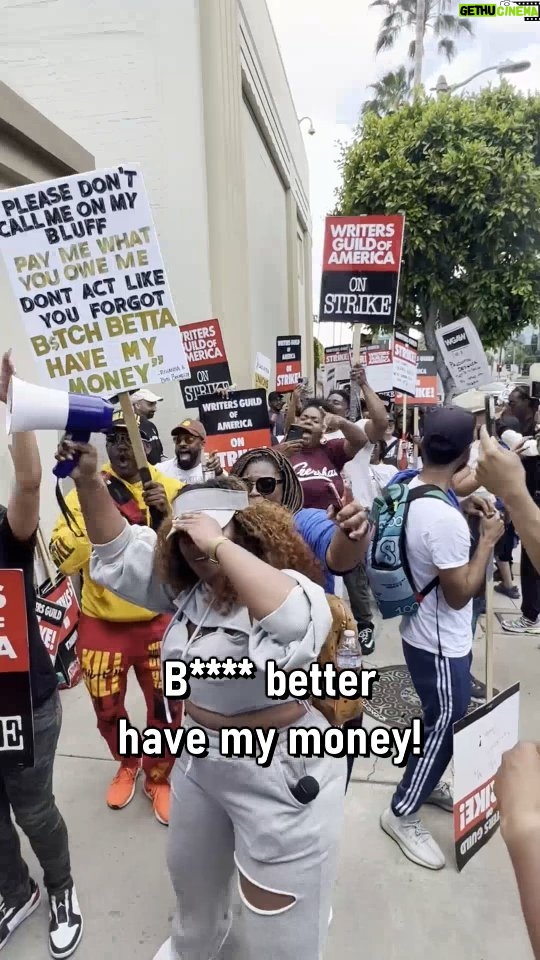 Adam Conover Instagram - Catching you guys up on the past week of the strike — including this party on the picket line! We wanna see you out here! #WGAStrong