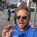 Adam Conover Instagram - Day 6 picket tips Universal Studios Hollywood