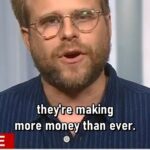 Adam Conover Instagram - Went on CNN to explain why writers are striking, ended up roasting their bosses' salary.