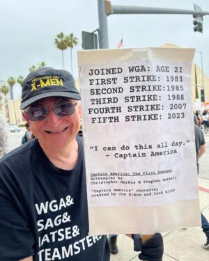 Adam Conover Instagram - Scenes from last week’s picketing. So inspiring to have so many workers from other unions (@animationguild! @iatse!) and local businesses giving us support. ❤️🪧❤️