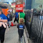 Adam Conover Instagram - We have a long way to go, but the first week was incredible. Marching with hundreds of writers and other union members. Rushing to a location to shut down a Marvel shoot. Unbelievable. Can’t wait to hit the lines again this week. Pace yourselves, everyone - we have to be in this for the long haul.