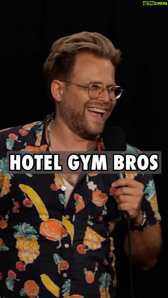 Adam Conover Instagram - Hotel Gym Bros 🏋‍♀ Is this you? @adamconover is on @standupots out now on YT! #foryou #gym #bro #fitness #funnyreels #standupcomedy