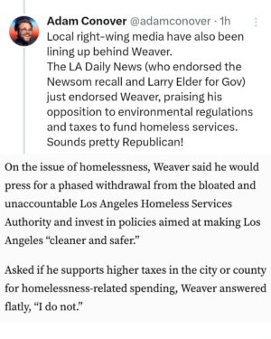 Adam Conover Instagram - Right-wingers are secretly running as Democrats in LA, and it's going to work — if we don’t stop them.