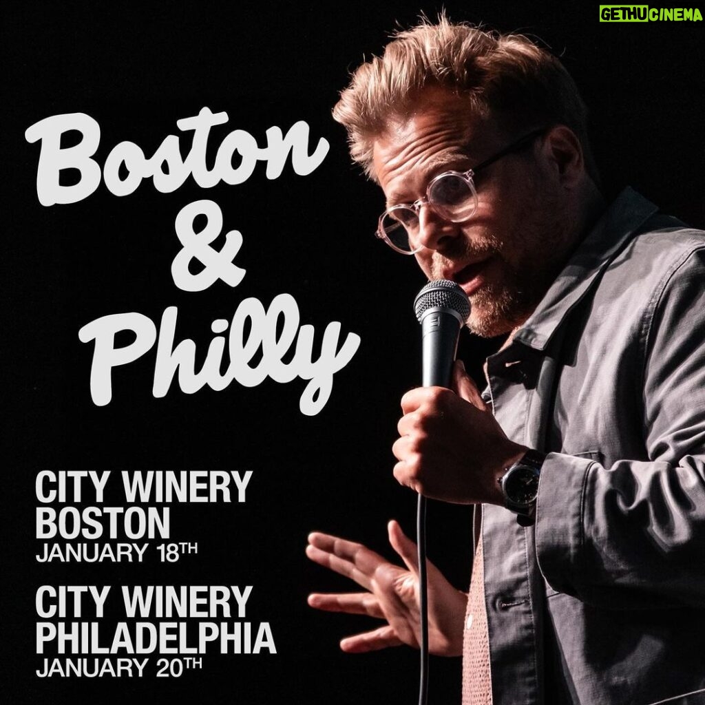 Adam Conover Instagram - Boston tonight, then Philly on Saturday. Link in bio! @citywinerybos @citywineryphil