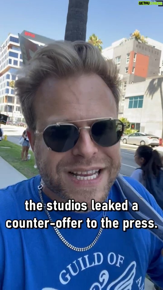 Adam Conover Instagram - There's only one way to stop the strike, and that's with a fair deal for ALL writers #WGAStrong