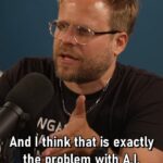 Adam Conover Instagram - AI technology is not the problem here. Thanks to the folks at @podsaveamerica for having me on Offline earlier this week!