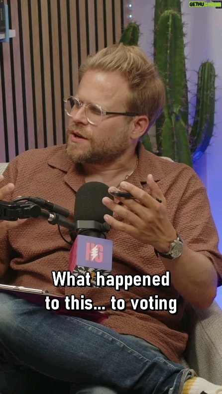 Adam Conover Instagram - Voting is BROKEN. New Factually episode available anywhere you get podcasts, and YouTube.