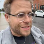 Adam Conover Instagram - Getting 🌳 and looking at 🏫 in 🦬 Buffalo, New York