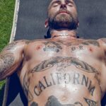 Adam Levine Instagram - Another little impromptu yoga shoot with my dudes @chaddennisyoga and @hugh_lippe. So much fun! Thanks boys!