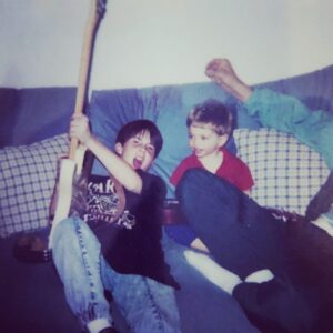 Adam Levine Instagram - Nothing has changed...Not even the weird stone washed mom jeans.