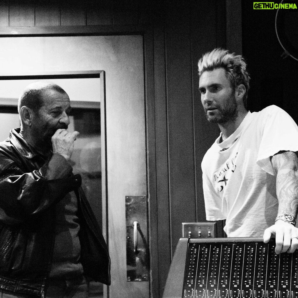 Adam Levine Instagram - Some great moments from the sessions we’ve had over the last few years. Listening to the album right now. Feels amazing. So happy. It’s an amazing listen all the way through.