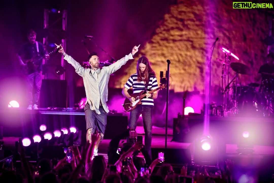Adam Levine Instagram - What a gift to be able to share so much love with people all over the world. It makes the planet feel smaller and more connected. If even just for a couple of hours…Please come and join our little circus for a night when we come to town. Thank you Egypt for making our first time unforgettable. It was truly a privilege. ❤️❤️❤️