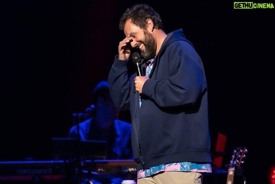 Adam Sandler Instagram - New Jersey and you. Perfect together. Loved hanging out. Thanks for all the great energy @prucenter