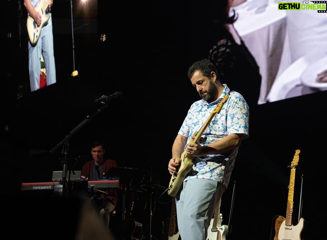 Adam Sandler Instagram - Verona, glad we finally got our show together. I had a phenomenal time and I consider you all my best friends now @turningstone