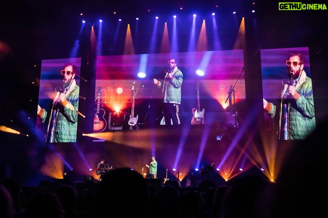Adam Sandler Instagram - Austin! Thanks for all that slow-cooked Texas love! It was a ball getting to know and laugh with y’all! Can’t wait for our next hang!! @moodycenteratx
