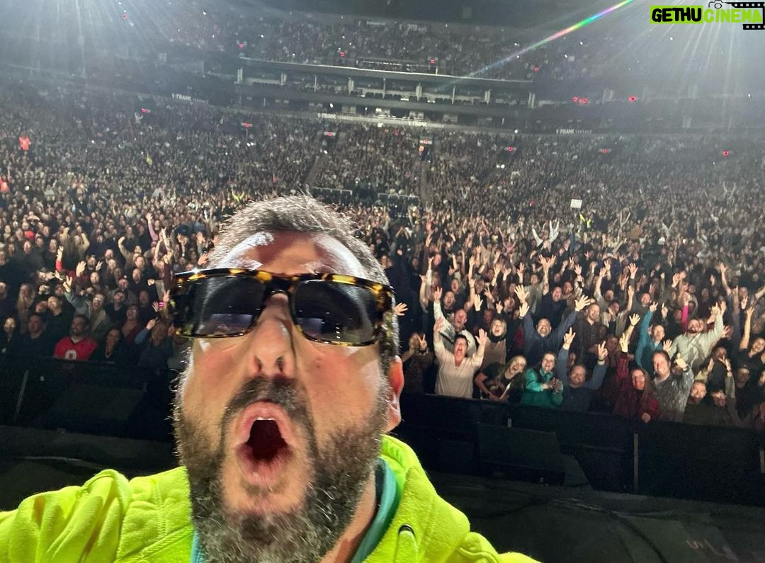 Adam Sandler Instagram - Last show of the tour. Couldn’t have been more fun. Man that was a rockin’ night. Love u all and won’t forget it. Look forward to going out again soon. @footprintcntr