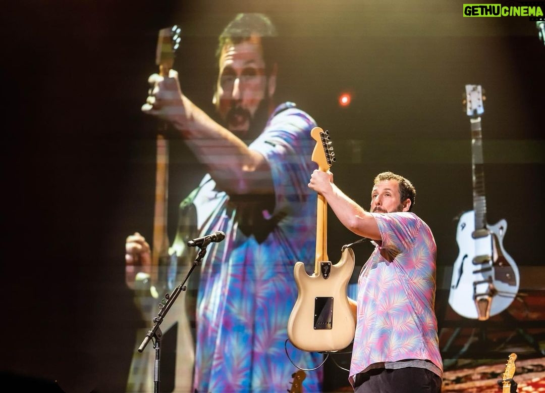 Adam Sandler Instagram - Beautiful night at the Yaamava’. We laughed. We cursed. We got it on. Love you. And thanks for coming @yaamava