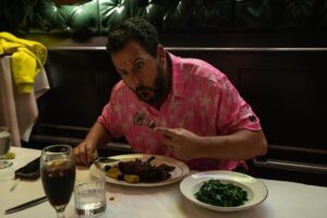 Adam Sandler Instagram - That was one hell of a San Francisco night. Fun laughing with you. Fun getting loose with you. Fun eating too big of a steak afterward @chase_center