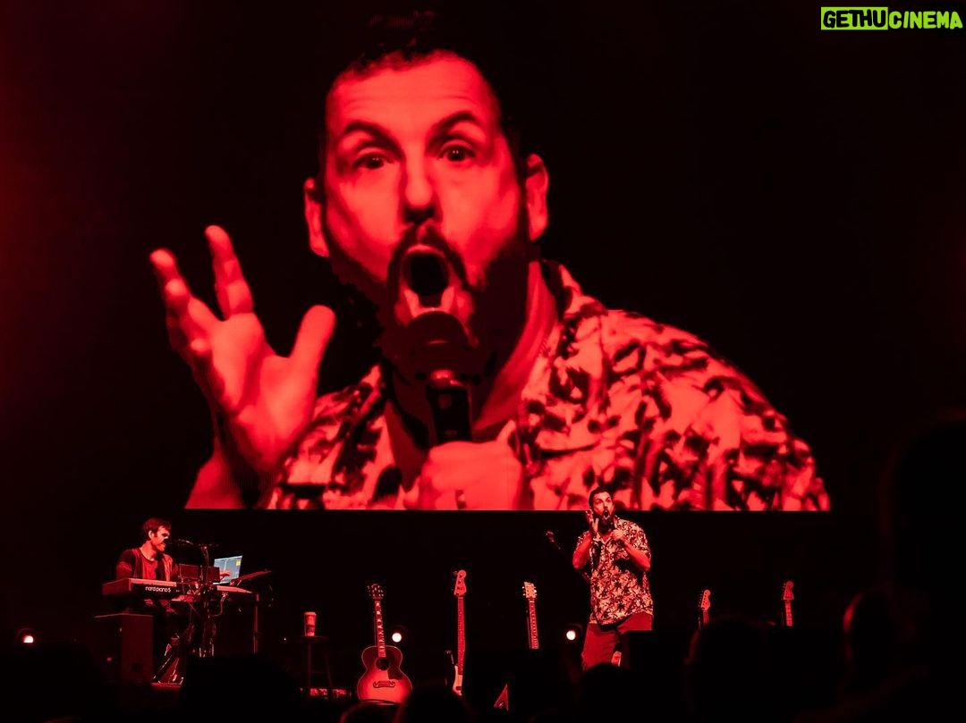 Adam Sandler Instagram - Wonderful to be back in Savannah. Great time, Great memories. Couldn’t of been nicer @enmarketarena