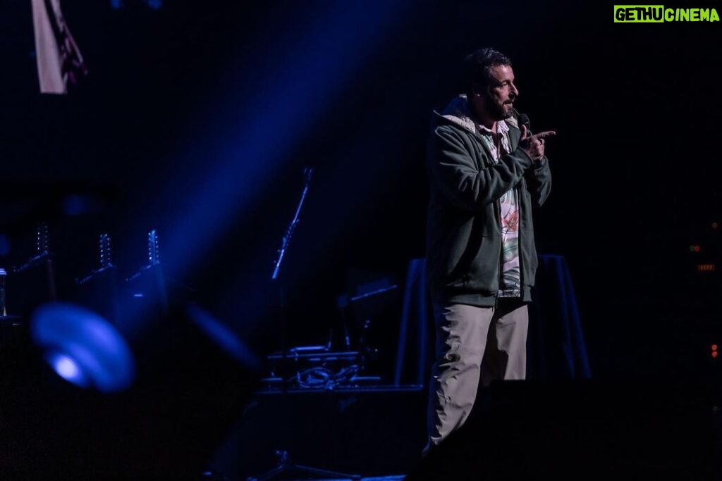 Adam Sandler Instagram - Night two Hollywood, Florida was juicy. Great energy, great people, great air conditioning. Thanks for hanging out @hardrockholly