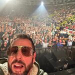 Adam Sandler Instagram - Great Monday hang at the Hertz Arena. Florida strong in full effect. You all are an inspiration and I loved and won’t forget getting to be around you @hertz_arena