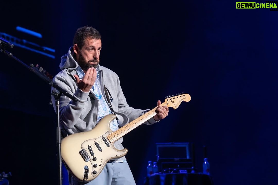 Adam Sandler Instagram - Amazing Friday night in Atlantic City. Beautiful energy and a beautiful time. Love you all @hardrockhcac