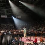 Adam Sandler Instagram - Long Island, that beautiful baby learned some nice new words tonight. Had a ball with you and won’t forget how much fun we had together @ubsarena