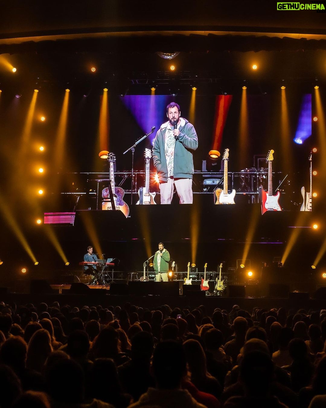 Adam Sandler Instagram - Boston night 2. We did it. We connected. We will always have that Tuesday. Love you and thank you @mgmmusichall