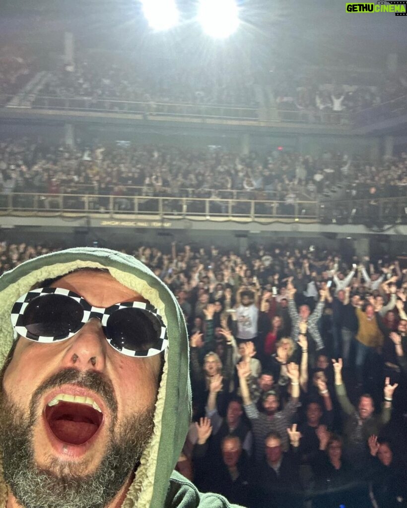 Adam Sandler Instagram - Boston night 2. We did it. We connected. We will always have that Tuesday. Love you and thank you @mgmmusichall