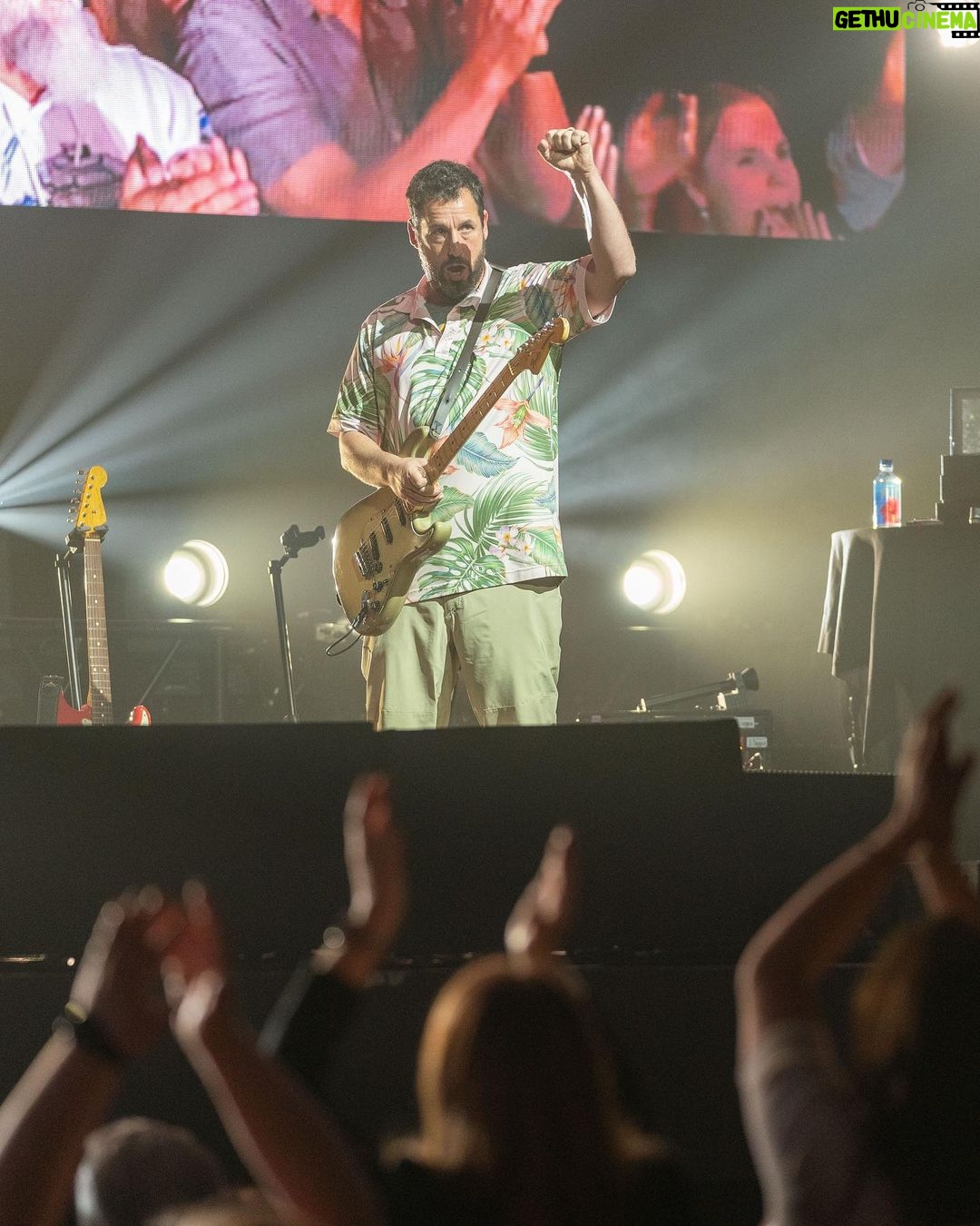 Adam Sandler Instagram - Boston night 2. We did it. We connected. We will always have that Tuesday. Love you and thank you @mgmmusichall