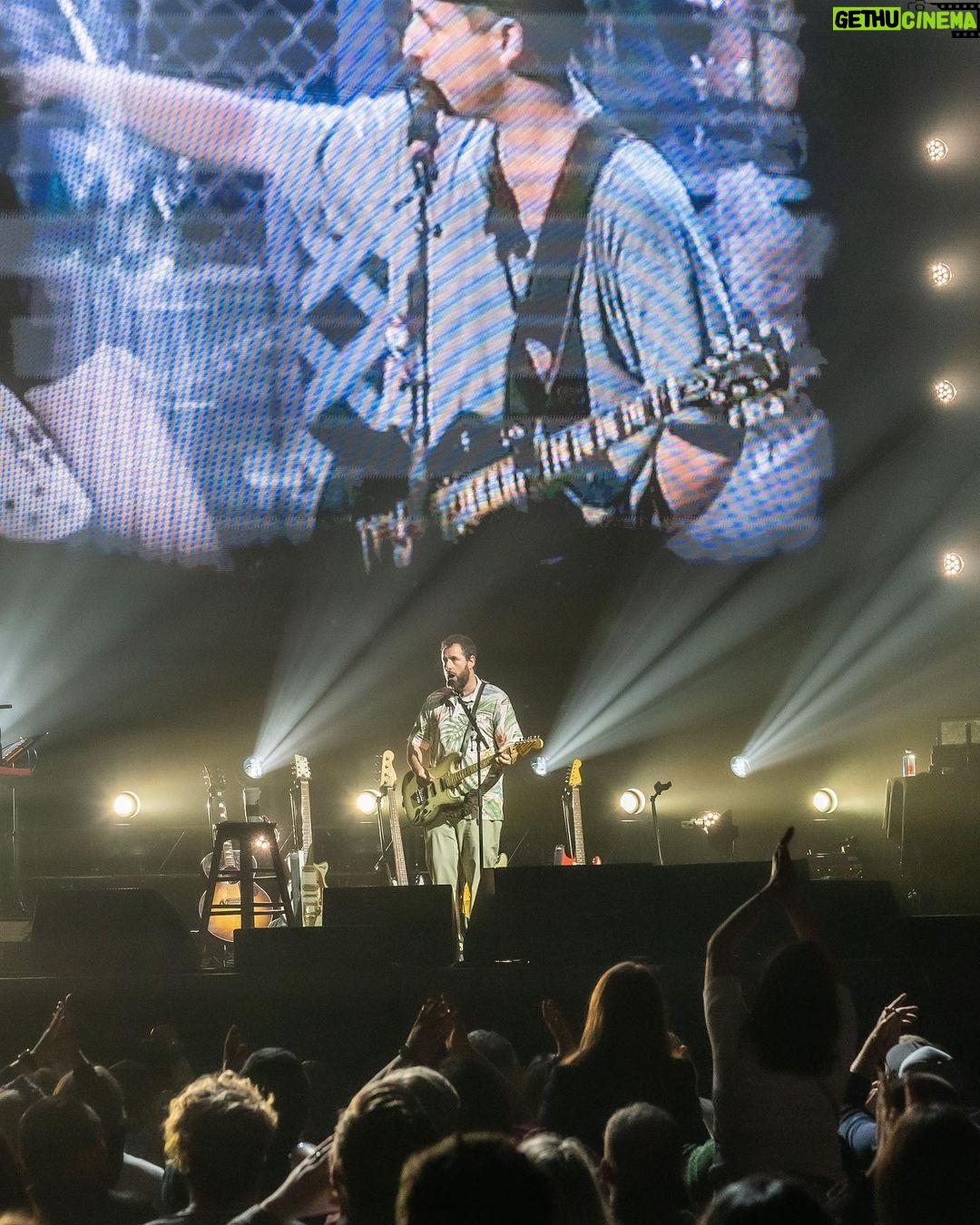 Adam Sandler Instagram - Boston night 2. We did it. We connected. We will always have that Tuesday. Love you and thank you @mgmmusichall