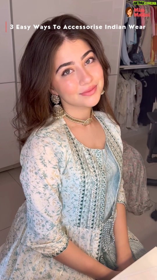Aditi Bhatia Instagram - #MissMaliniBeautyPick: Absolutely loving how @aditi_bhatia4 effortlessly styles accessories with traditional wear. Iβm super excited to try out these looks! ππ€ - @khush.gt, Senior Social Media Associate β¨οΈ #aditibhatia #traditionalcharm #accessorieslove #ethnicglam #jewelryinspiration #traditionalattire #jewelrygoals #timelesstradition #actor #celebrity #showbiz #bollywood #entertainment #MissMaliniReels (Beauty, Glam, Jewelery, Traditional Attire, Beauty Trends) Mumbai, Maharashtra