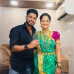 Aditi Dravid Instagram – Planet Marathi Film and OTT award 2023 
#TeamNanu #Sunmarathi @sunmarathi 
#WithFav @aditi_vinayak_dravid 
#positivevibes