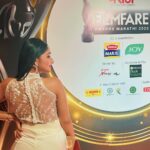 Aditi Dravid Instagram – Watch Filmfare Marathi Awards tonite at 7pm on @zeemarathiofficial ✨ 
PC @tejasvi_khot 
.
.
#aditidravid #filmfare #awardsnight #goshtaekapaithanichi #filmfarenomination #actor #actorslife #livingmydreams #positivevibesonly 🧿🧿🧿
