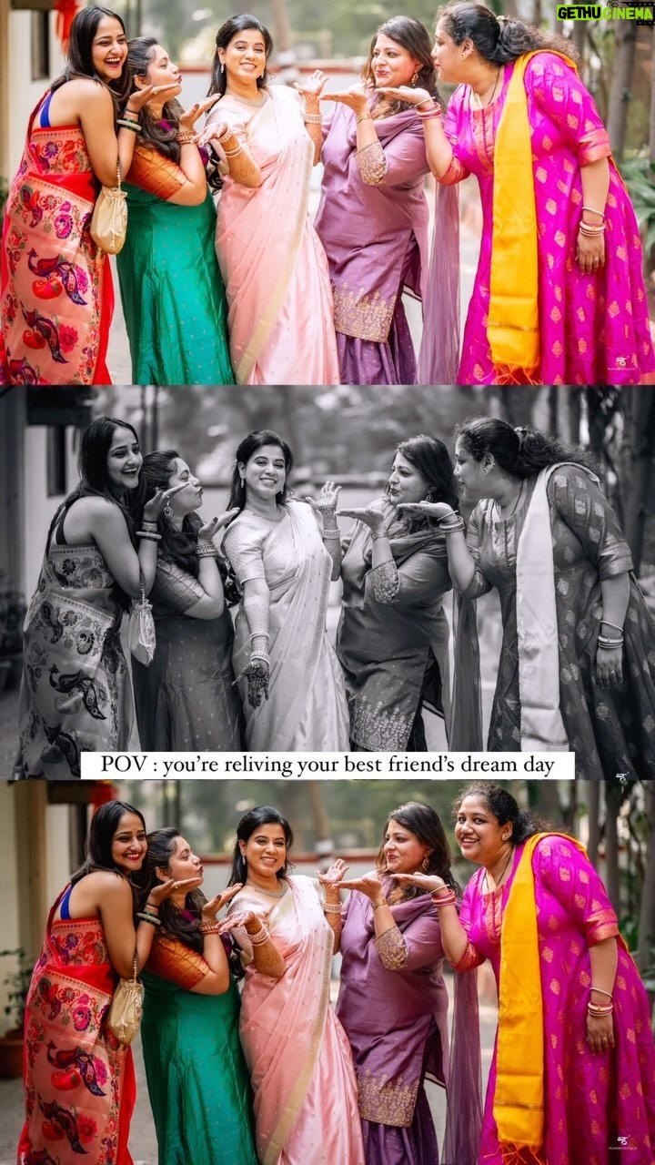 Aditi Dravid Instagram - Brb, obsessing over my best friend’s engagement pictures! 💍💘 📸 @pranavsane @bhatak_bhramar @ruhanistudios • PS : ya ata patkan! Ihv already started with the wedding countdown!