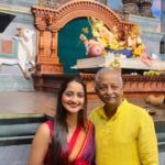 Aditi Dravid Instagram - अखिल मंडई मंडळ , बाप्पा च्या आरती चा मान 🥹🧿 धन्य! कृतज्ञ! Thank you so much @suraj_thorat @omkarn05 🙏🏽 . . #aditidravid #bappamorya #blessed #grateful #livingmybestlife