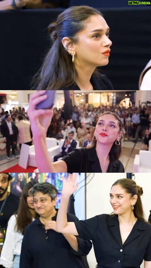 Aditi Rao Hydari Instagram - Still vibing!…super fun event at Lulu Mall! 🤩 Thank you, ZEE5 Global, for an unforgettable experience. Stream your favourite movies/series on the world’s largest streaming platform and the one-stop destination for South Asian stories and entertainment! ❤