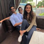 Aditi Rao Hydari Instagram - Keeping me on a tight leash cause what would they do without me 😜 happy Rakshabandhan 🥰 Ps- oh also, when they trouble you sit on them 🤷🏻‍♀️