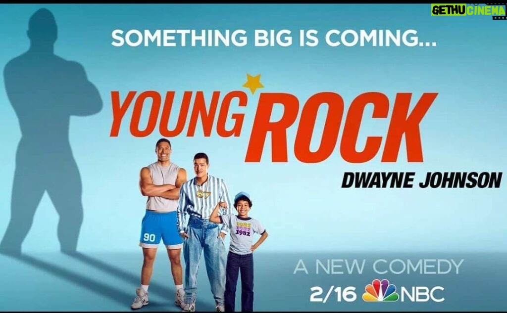 Adrian Groulx Instagram - Tune in Feb 16! I'm so excited for this amazing show to air!! #YoungRock @nbcyoungrock @therock @ulilatukefu @bradleyconstant