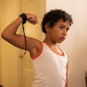 Adrian Groulx Instagram - Lil Dewey is hitting the big screen again today and I can't wait!!!!!#youngrock #nbcyoungrock #nbc #dewey @therock @nbc @nbcyoungrock