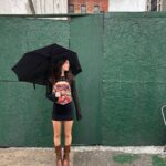 Adriana Camposano Instagram - rainy New York, New York