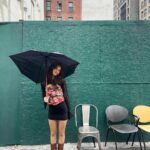 Adriana Camposano Instagram - rainy New York, New York