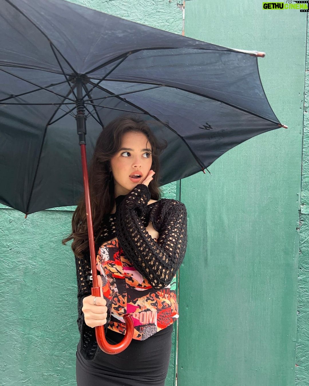 Adriana Camposano Instagram - rainy New York, New York