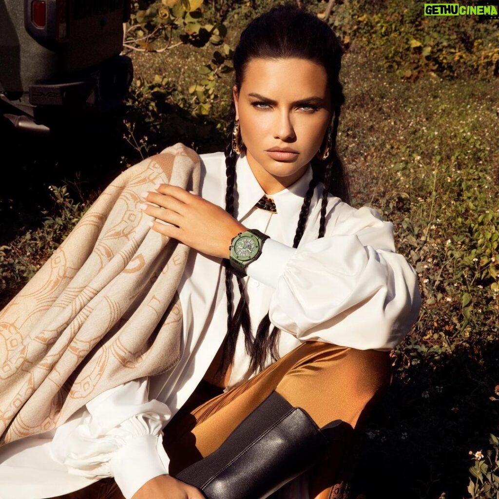 Adriana Lima Instagram - Proud to support @Hublot who has committed to partner with @kevinpietersen and @Oursorai to preserve Rhinoceroses threatened with extinction with the launch of the #BigBangSORAI, part of the proceeds from this timepiece and individual donations will go directly to @careforwild to help the rescue and rehabilitation of Rhinoceroses and endangered species. Find out more on hublot.com/partnerships/sorai #friendsofoleta #oletariverpark #HublotSORAI #Hublot #AD
