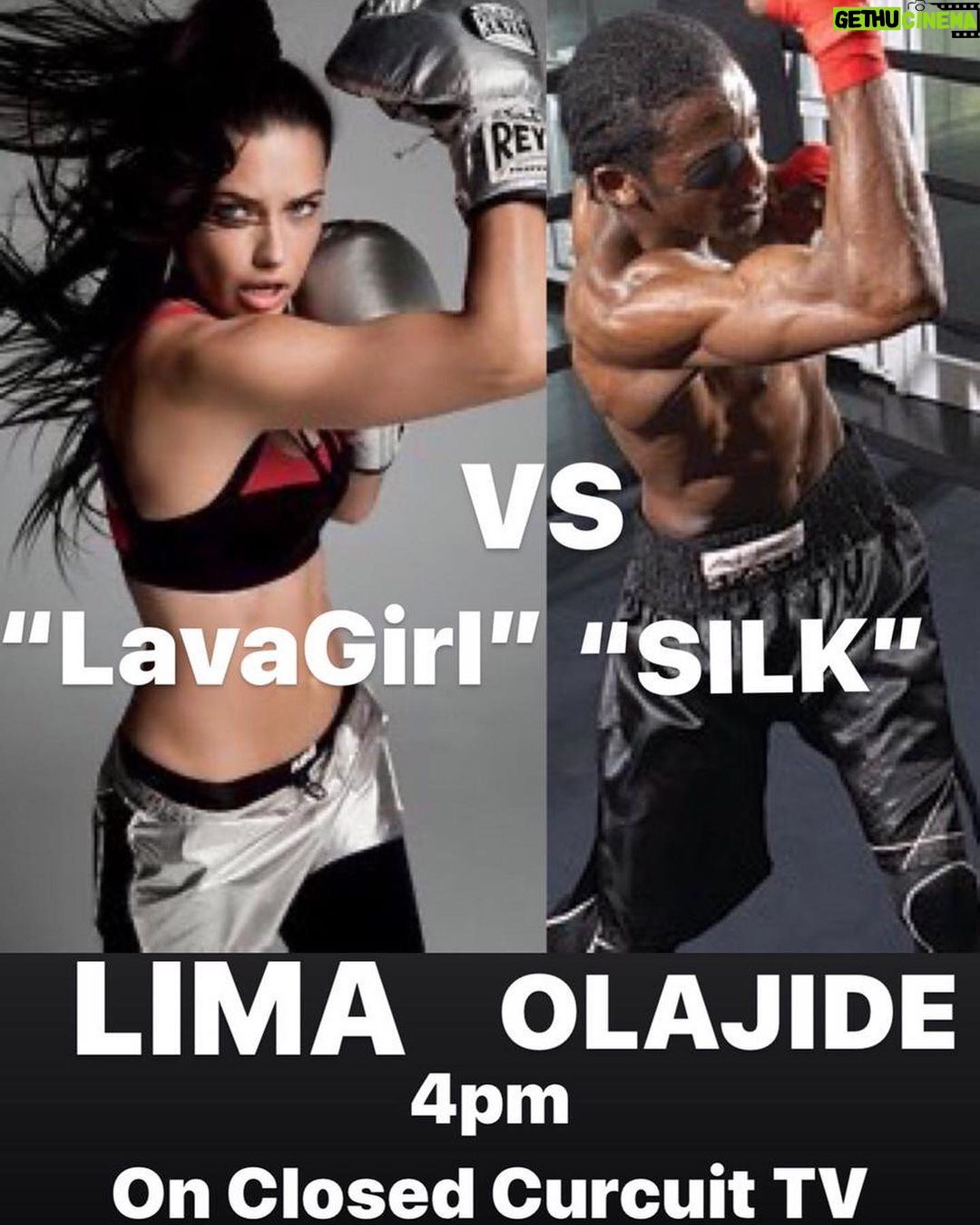 Adriana Lima Instagram - ๐ฅ Grateful to have my locked circuit with my master @elcuerpodepapi , helping me to keep the happy hormones going via training.๐ฅ Love you master ๐งก Only you to bring Lava Girl back ๐