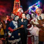 Adriana Lima Instagram - 🧟‍♀️Thank you @unistudios for hosting my family in our first time ever on @horrornights #UniversalHNN🧟‍♀️ Universal Studios, Los Angeles, California